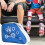 Skating bag  Breathable figure skating bag  Roller skate accessories  Adjustable backpack Blue 4