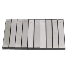 Sharpening Stone, Tool Sharpener, Knife Sharpener, 10Piece Rod Whetstone Knife Sharpening Stone Set for Trimming and Polishing Multiple Grits