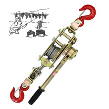 Power Puller, 2/3/4T wire rope ratchet with large pulling capacity