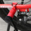 Bicycle parking rack  steel alloy, Ushaped vertical design  triangular frame with antislip function 2