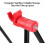 Bicycle parking rack  steel alloy, Ushaped vertical design  triangular frame with antislip function 3