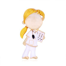 Metal brooch for boys and girls, jewelry for bags, clothing, caps