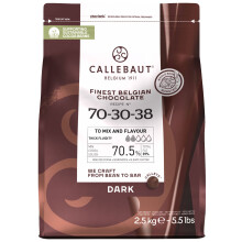 Callebaut Finest Belgian Chocolate 70% Extra Bitter Callets 2.5kg (2.5kg)