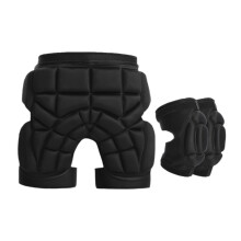 Padded Shorts Hip Protection Pad Crash Pad EVA Support Gear Hip Protection Pad for Skiing Cycling Skating Winter Sports XL