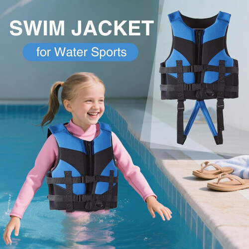 Toddler Swim Vest, Adjustable Training Aid, Secure Fit, Size S/M/L/XL 1