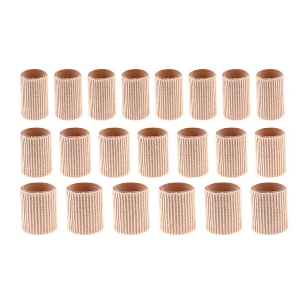 21 Pcs Fiber Gel Toe Protectors for Corns Blisters Calluses Toes Fingers 3 Sizes