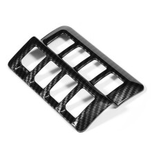 Embellecedor de plástico ABS de primera calidad para decoración interior de automóviles, estilo fibra de carbono, duradero, resistente a los