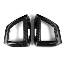Embellecedor de plástico ABS de primera calidad para decoración interior de automóviles, estilo fibra de carbono, duradero, resistente a los