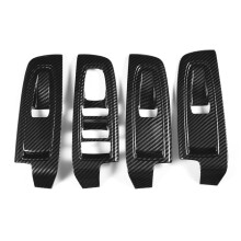Embellecedor de plástico ABS de primera calidad para decoración interior de automóviles, estilo fibra de carbono, duradero, resistente a los