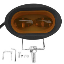 Faro di sicurezza per carrelli elevatori, luce spot blu, 4 magazzini, luce di segnalazione a LED resistente con lente 6D e design di raffreddamento
