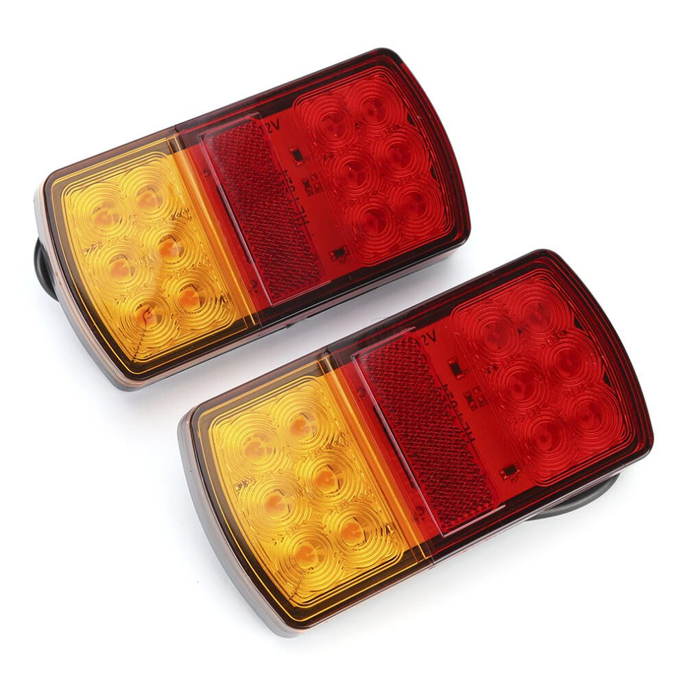 Bright Led Tail Lights For Truck Boat Trailer, Super Bright Waterproof Led Taillight With Dot Standard Certification For Camper Pickup Lorry (2Pcs) 9139052885042