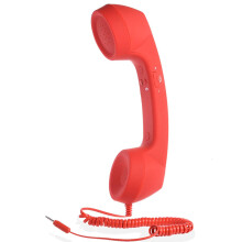 Retro telefonrør, luksuriøs mobiltelefonmottaker med myk finish for klar lyd og komfortabelt grep