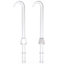 DT100E Clear Replacement Implant Denture Tips (Pack of 2)