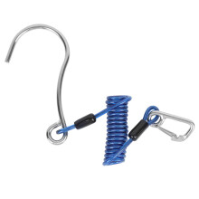 Marine Grade Stainless Steel Drift Diving Hook  Secure  Lost Spring Rope  QuickRelease Buckle  Black/Blue/Orange