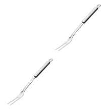 Set of 2 Grill Forks, Rustproof Meat Forks for Kitchen, 2Prong for Grill