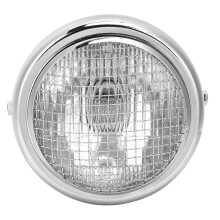 Ceannlampa Gluaisrothair Halaigine Tosaigh Retro Tithíocht Miotail Láidir Uiscedhíonach Suiteáil Éasca Lampa Gluaisrothair Scútar Stíl Seanré
