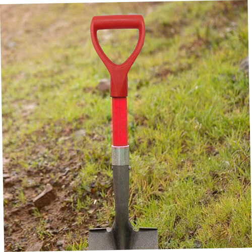 Replacement for Shovel Handle, Dshaped Multifunctional Plastic Garden Accessories, Red 2