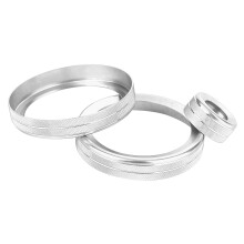 Cubierta para perilla del tablero Diseño elegante para el interior del automóvil Ajuste universal Anillo de control de climatización del aire
