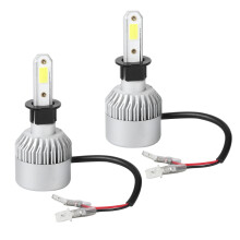 LED-Nebelscheinwerferlampe, Kaltweiß 6000K4, für Powersports-Scheinwerfer, Plug & Play, einfache Installation, aktiver Lüfter, direkter Austausch,