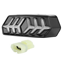 Motorradbremslicht mit sequenziellen Blinkern, integriertem LED-Rücklicht, alles in einem, wasserdicht und langlebig, helle Beleuchtung, schnelle