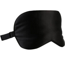 Geluidsreducerend slaapmasker met oogcontouren voor mannen en vrouwen, verstelbare bandjes, lichtblokkerend dankzij moerbeizijde, ideaal voor op reis.