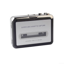 MP3 converter and cassette player for preserving cherished memories with clear stereo playback.