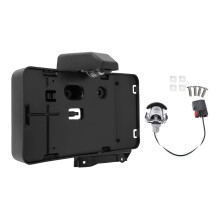Suporte de placa de licença para Jeep Wrangler JK 07-18, suporte traseiro de plástico preto com luz, longa vida útil, fácil instalação,