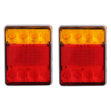 Tylne światło LED 4Truck, uniwersalne, jasne, wodoodporne i odporne na wstrząsy, 12 V, tylne światła z łatwą instalacją, wielofunkcyjne, do