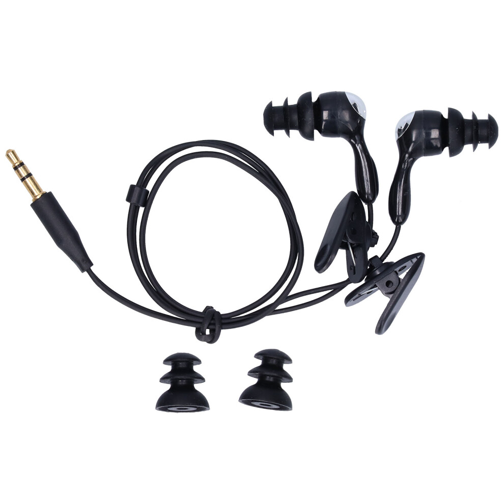 Shorter-Cord In-Ear Swimming Headphones, Ergonomically Designed Secure Over-Ear Noise Cancelling Earbuds For Intense Sports Activities 9486358061497