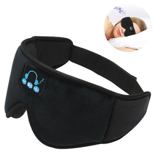 Μάσκα ύπνου DreamyTunes3D, ακουστικά ύπνου Bluetooth, εξαιρετικά λεπτά στερεοφωνικά ηχεία,