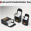 temperature resistant bag for flip lithium batteries with Velcro for quick storage and secure safekeeping, install 1 battery. 4