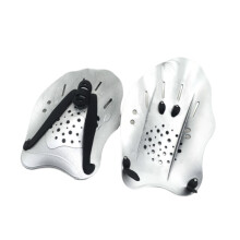 Swimming hand paddles, swimming f, pool equipment, comfortable training accessories, swimming paddle training gloves for, Unisex, Silver