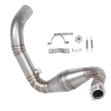 Tubo di scarico Slip On, tubo centrale di scarico per Honda CBR serie CB, massima potenza, aumento delle prestazioni di scarico, acciaio inossidabile