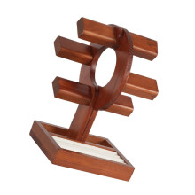 'Practical Sturdy Wooden Watch Stand and Bracelet Home Accessory with Adjustable Viewing Angles'