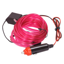 Luz Neon Automotiva para Decoração Interior de Carros, Fio EL, Luzes de Ambiente Universais, Fita de LED Flexível e Resistente à Água com