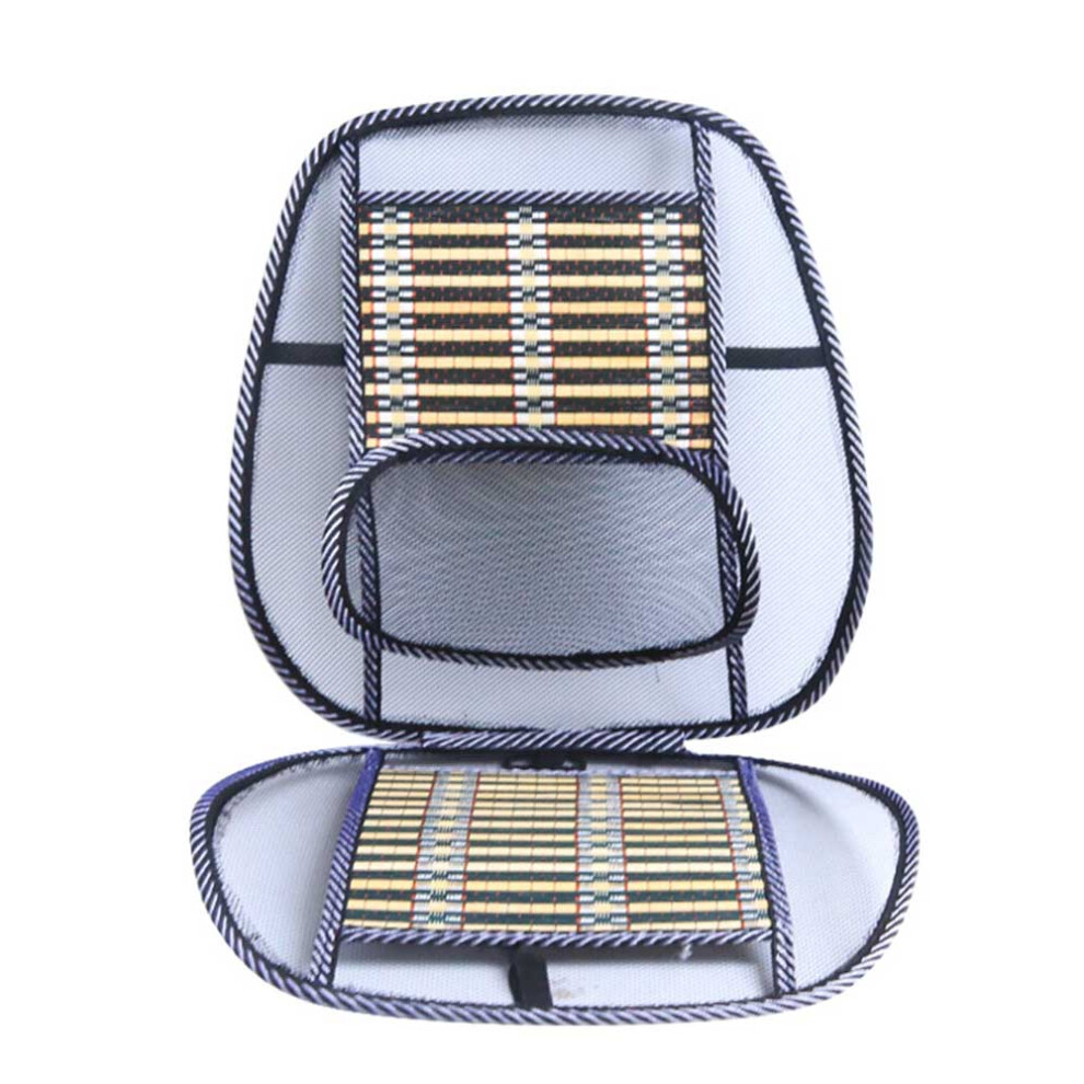 Orthopedic Design Breathable Mesh Lumbar Support Cushion Car Seat Back Pain Relief Ventilate Seat Pad Spine Alignment Office Chair Cooling Mesh Fabric 9139052875142