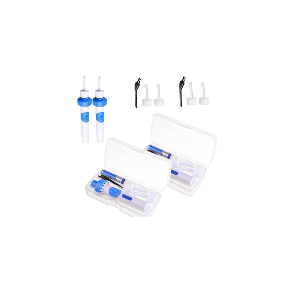 EarSavvy Vacuum Ear Cleaner, Cordless, Gentle Wax Removal Kit with Nozzle  Picks