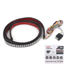 Achterklepverlichting voor vrachtwagens met 3 rijen LED-chips, universele pasvorm, 152 cm waterdichte strip voor pick-ups, campers en SUV's, meerdere