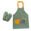 First painting apron with elastic cuffs, 1 set student smock 1