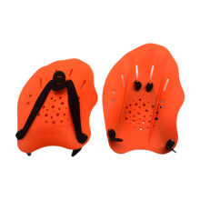 Swimming hand paddles, swimming paddles, pool training equipment, training gloves, hand f for adults and , gift , orange
