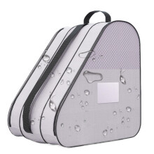 Eiskunstlauftasche – breathable carrying bag for ice skates, adjustable shoulder strap for children and adults, Violet