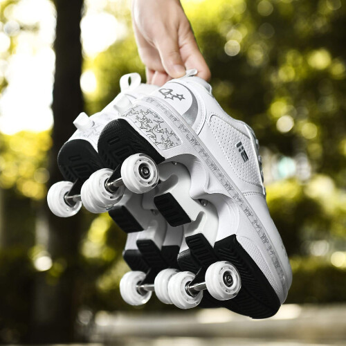 Roller Skates, 2in1, 4Wheel Adjustable, Inline Skates for Beginners, Gift, EUR40