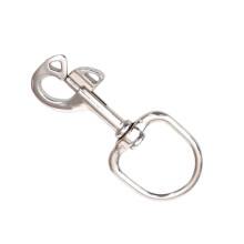 Stainless Steel Floating Eyes Quick Lock Diving Hook Diving Screws Snap Hook Clip Diving Accessories Duration 95 mm