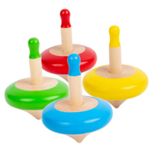 4 small wooden spinning tops gyro fidget toys for toys, wooden spinning tops, small toys, small spinning desk toys