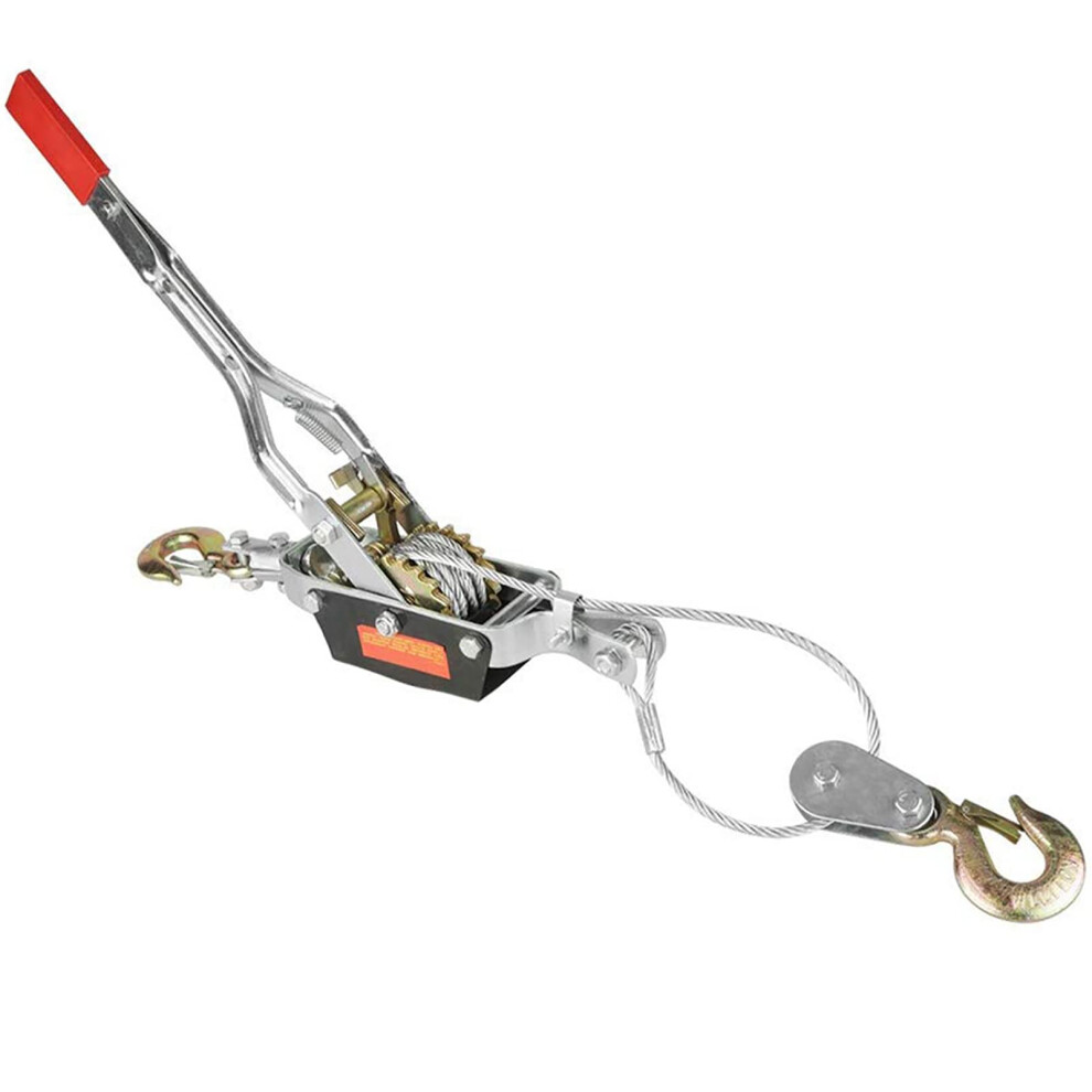 Hand Winch, Highperformance Wire Rope Puller With Double Hook (4T) 9365049546263