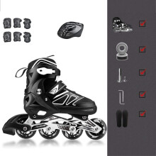 Inline Skates for Adjustable Shoe Size (Colour : XL)