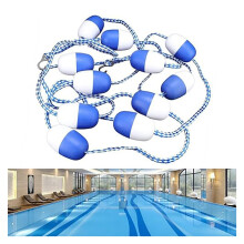 Swimming pool rope, floating barrier for indoors and outdoors (49.2ft/15m)