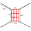Strike zone target for baseball net, Fits for 7X7 net, Only sold, Central targetstrike zone 5