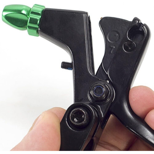 Brake Levers, Strollers, Bicycle Brakes, Short Handle, Mechanical Disc Brakes, Linear Pull Brakes (Green) 1