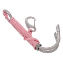 Tauchhaken Taucherbgel Hakentauchen Tauchzubehör Tauchausrstung Werkzeuge Köderhalterhaken DoppelkopfFederhaken Nylon Rosa